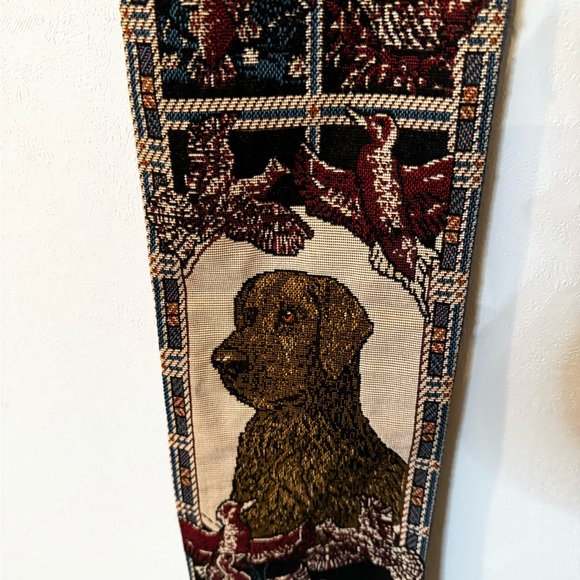 Vintage Labrador Retriever Dog Tapestry Scroll Wall Decor - Picture 4 of 4
